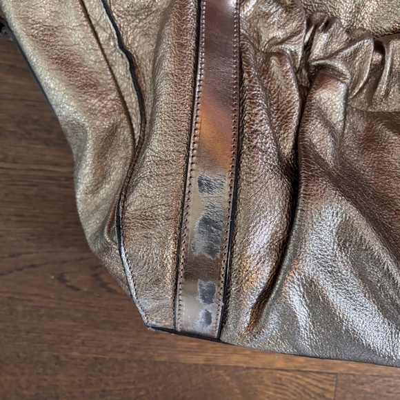 Burberry XL Bronze Tote with Strap - Picture 3 of 4
